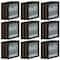 9 Packs: 3 ct. (27 total) Black Fundamentals 8" x 10" Display Case by Studio Décor®